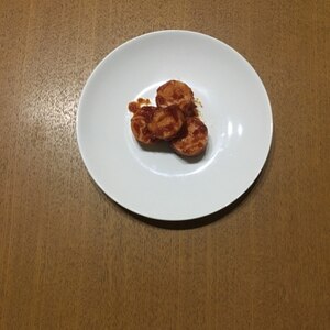 魚肉ソーセージのチリ炒め